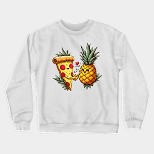 Love Cute Pride Pineapple Pizza Crewneck Sweatshirt